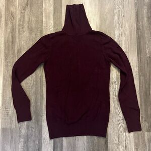 Maroon/purple turtleneck sweater